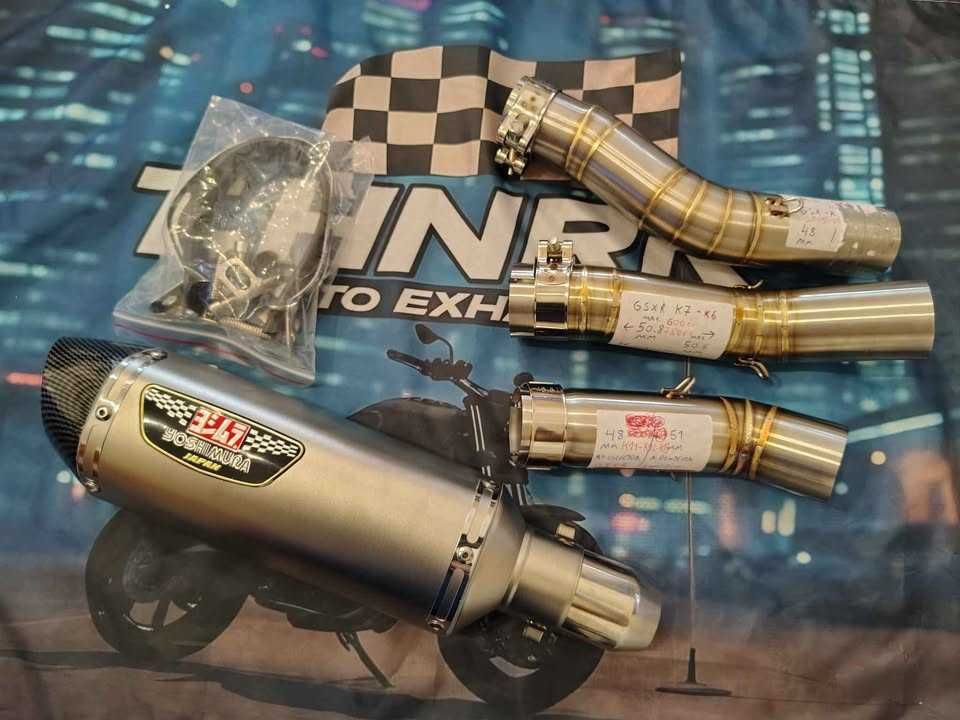 Kit escape yoshimura - +curva suzuki gsxr, r6 \curvas p outros modelos