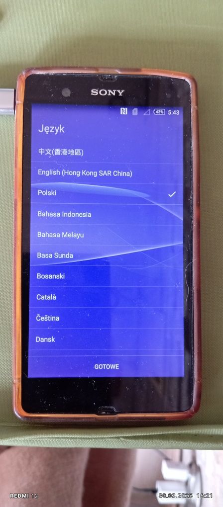 Telefon komórkowy Xperia Z