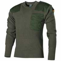 sweter wojskowy bw oliwkowy 58