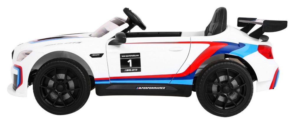 Auto pojazd samochód na akumulator dla dzieci BMW M6 GT3 Biały