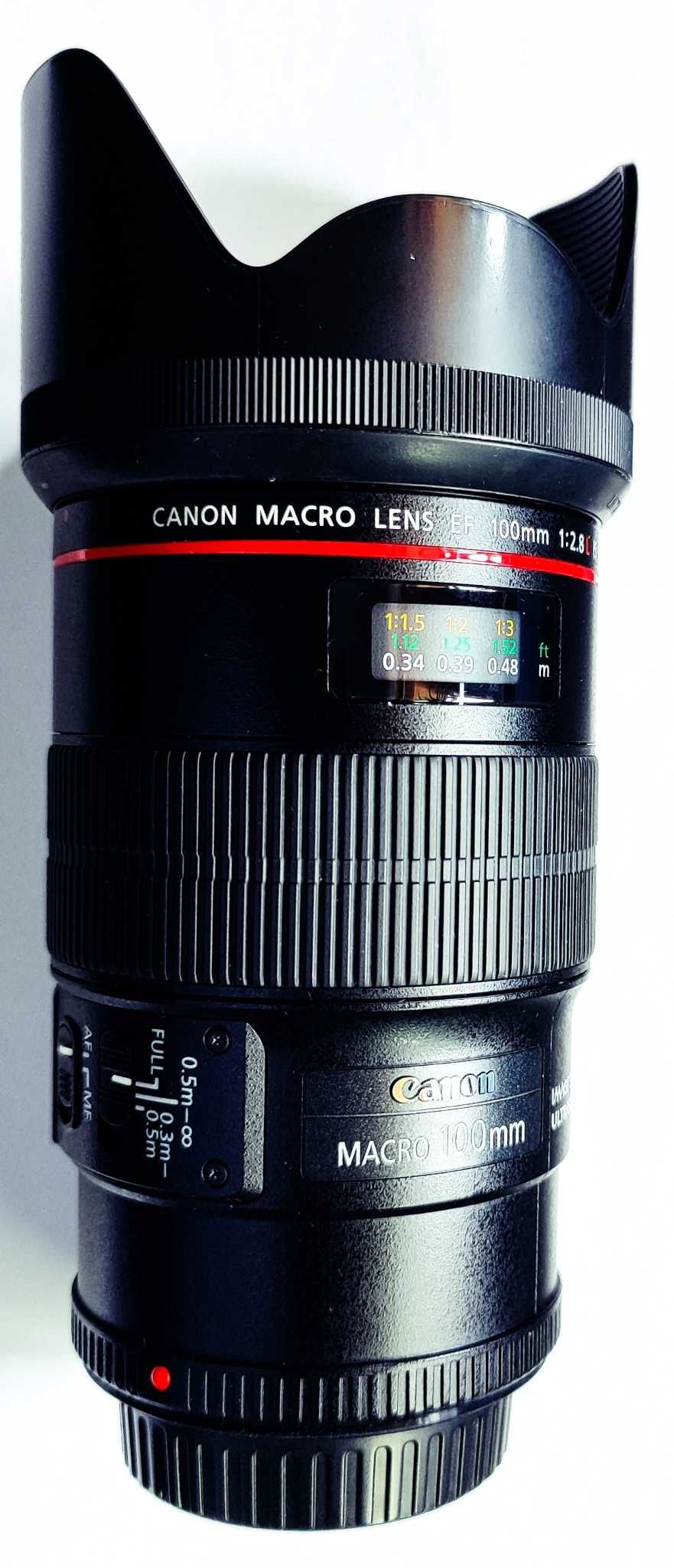 Obiektyw Canon EF 100 mm f/2.8L Macro IS USM