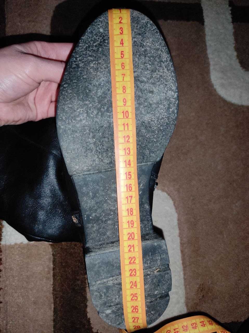 Продам шкіряні зимові сапожки / чоботи (40 розмір)