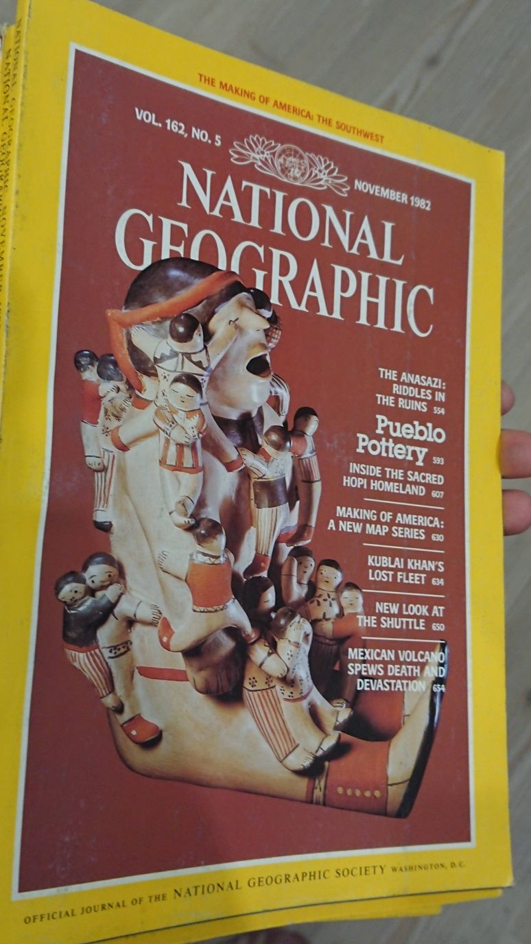 Natonal geographic 1979, 1980, 1981, 1982