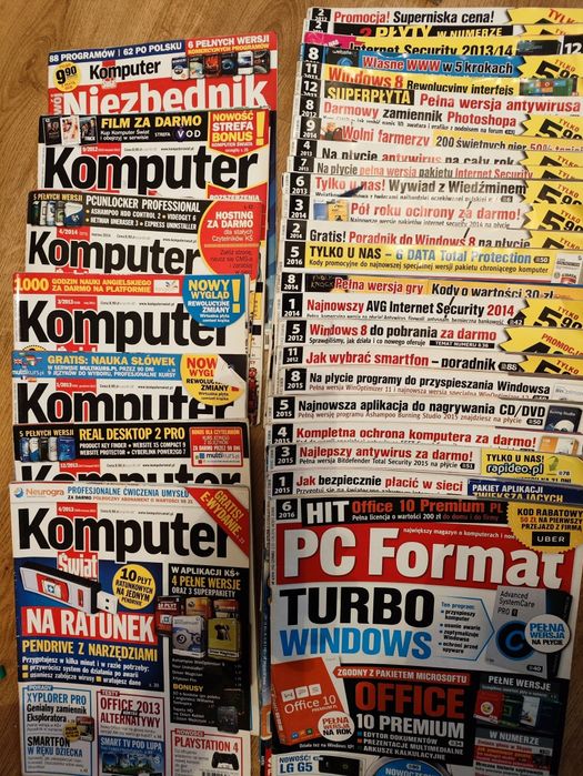 Gazety, czasopisma PC FORMAT, MOTOR, KOMPUTER