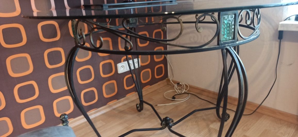 Stół stalowy  kuty