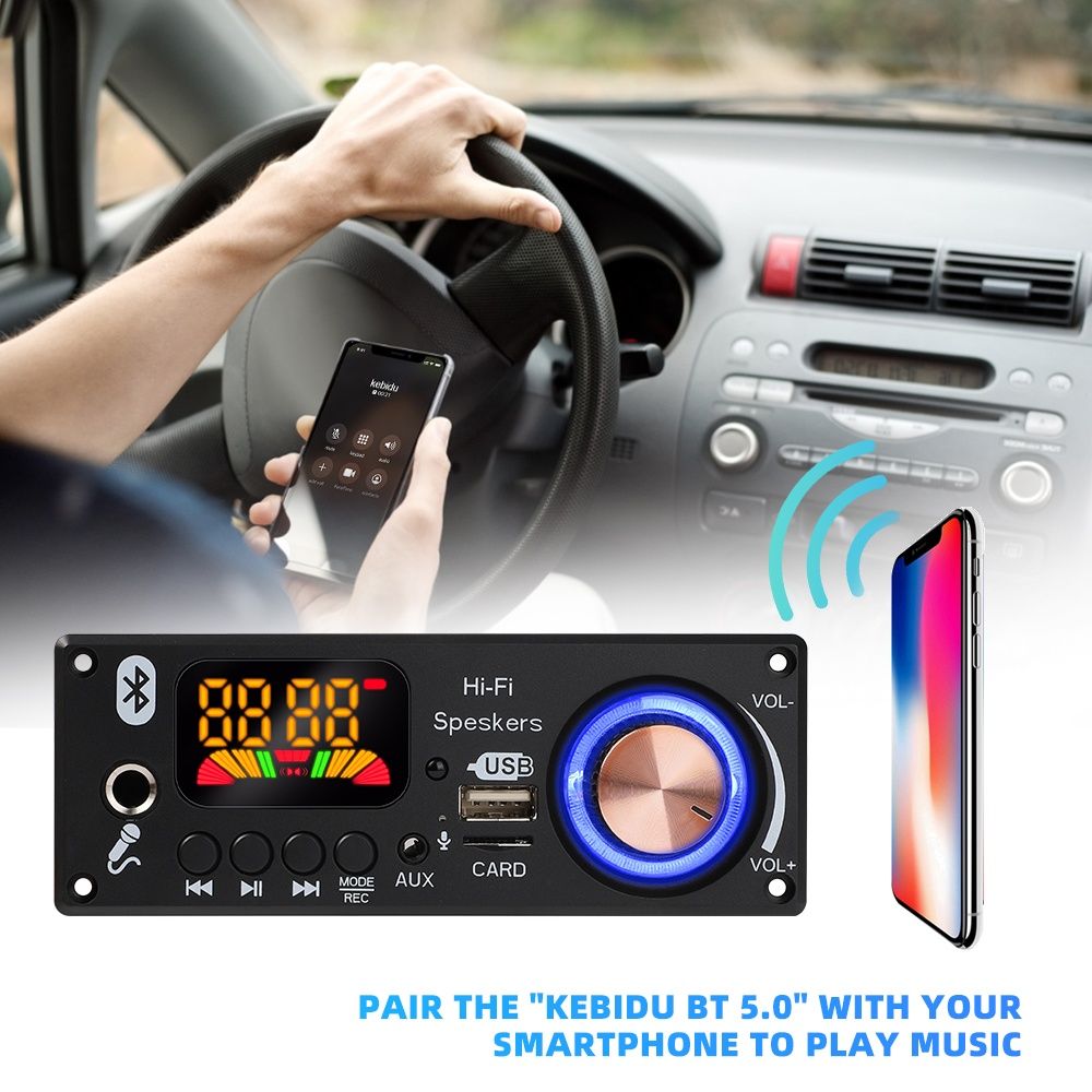 Мр3 плеер, Bluetooth 5,1 декодер, усилитель 2*80 ватт. Фм-радио, usb