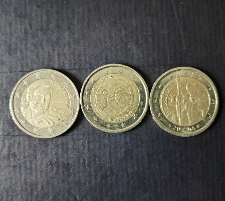 Troco moedas comemorativas de 2€
