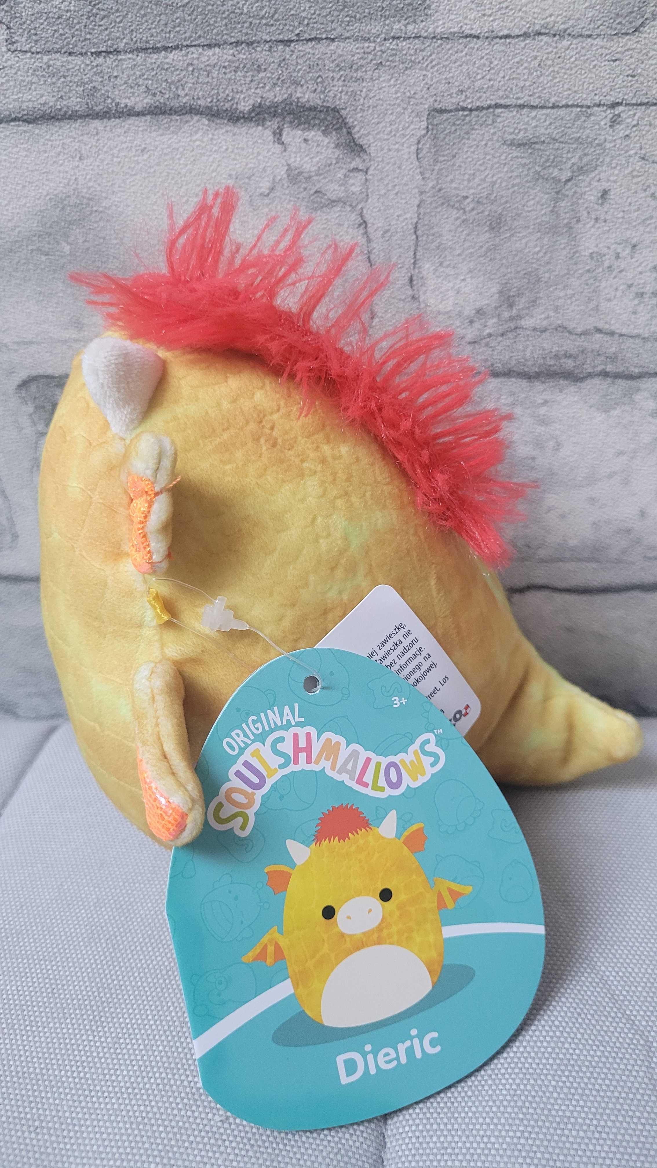 Squishmallows oryginalna maskotka smok Dieric