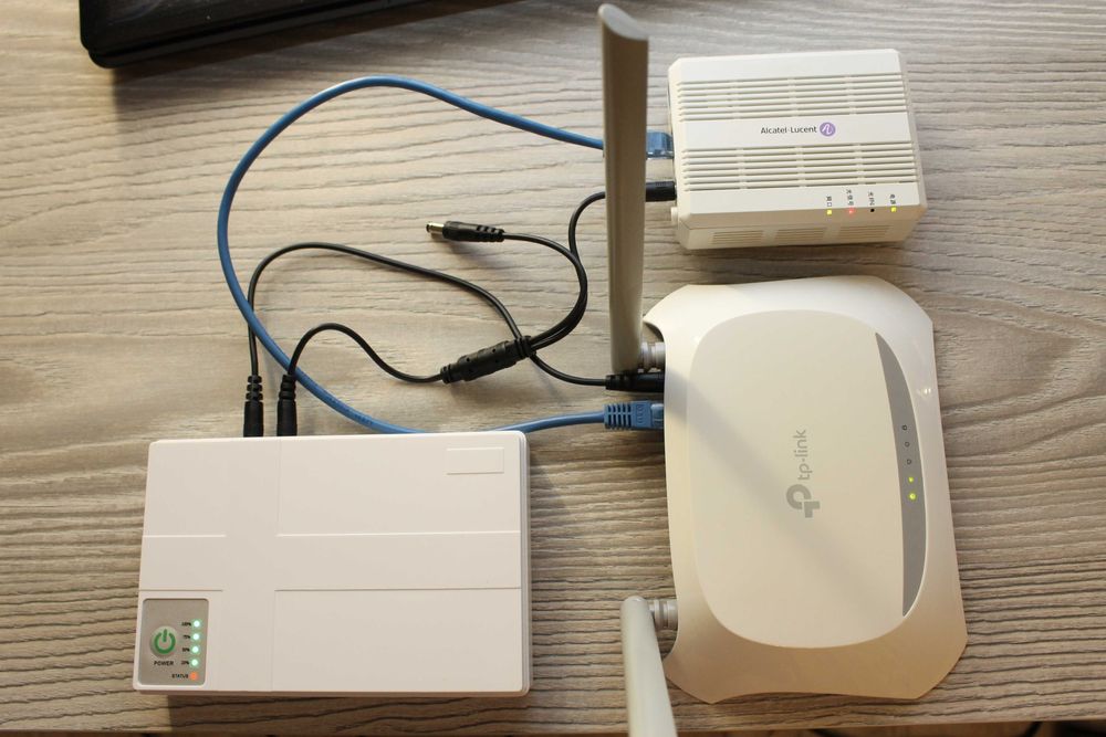 Безперебійник для роутера, UPS, павербанк 10400mAh DC1018P/DC1036P