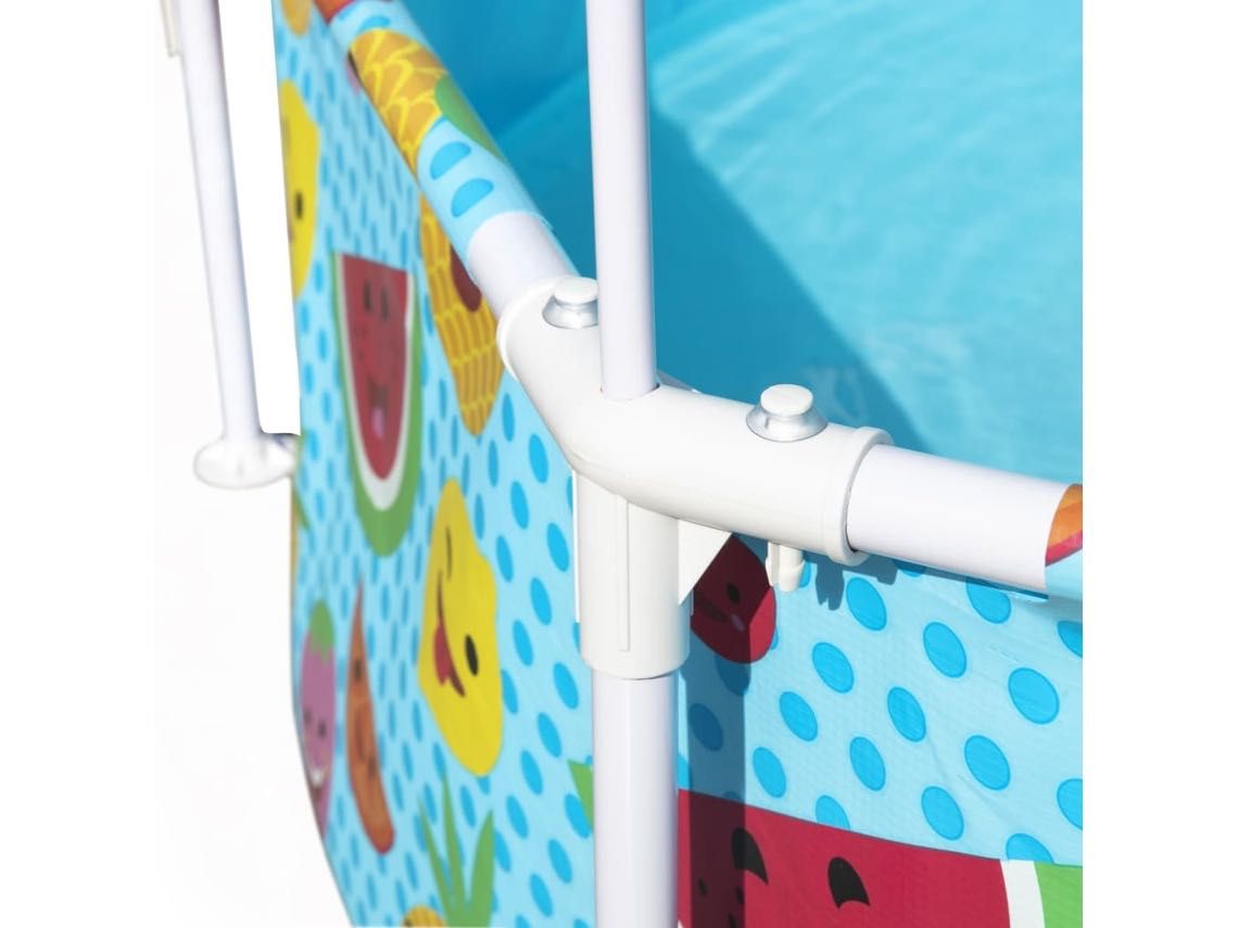 Piscina infantil com toldo