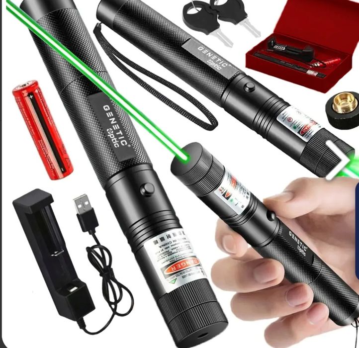 Laser mocny zielony