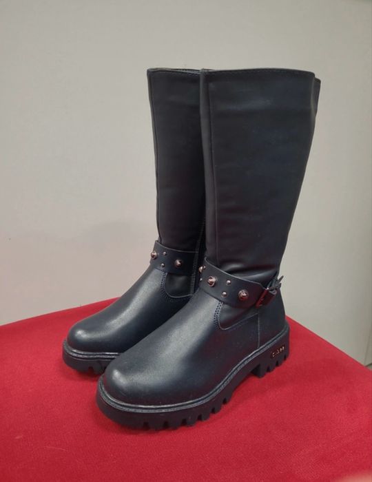 Ocieplane kozaki dziewczece 32