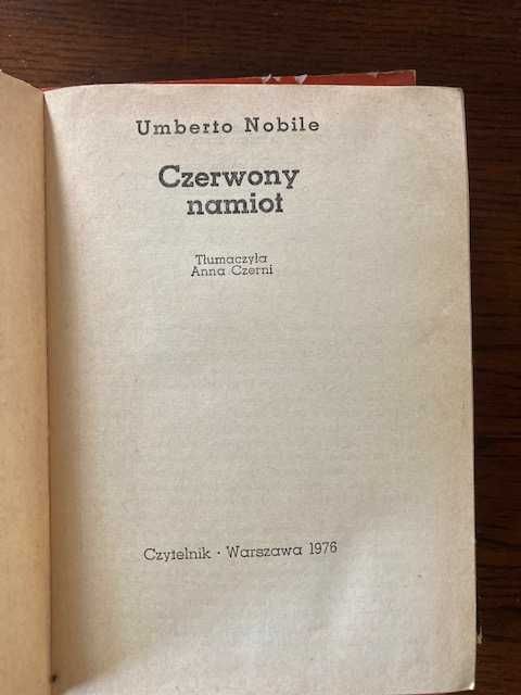 Czerwony Namiot - Umberto Nobile - 1976  W-wa