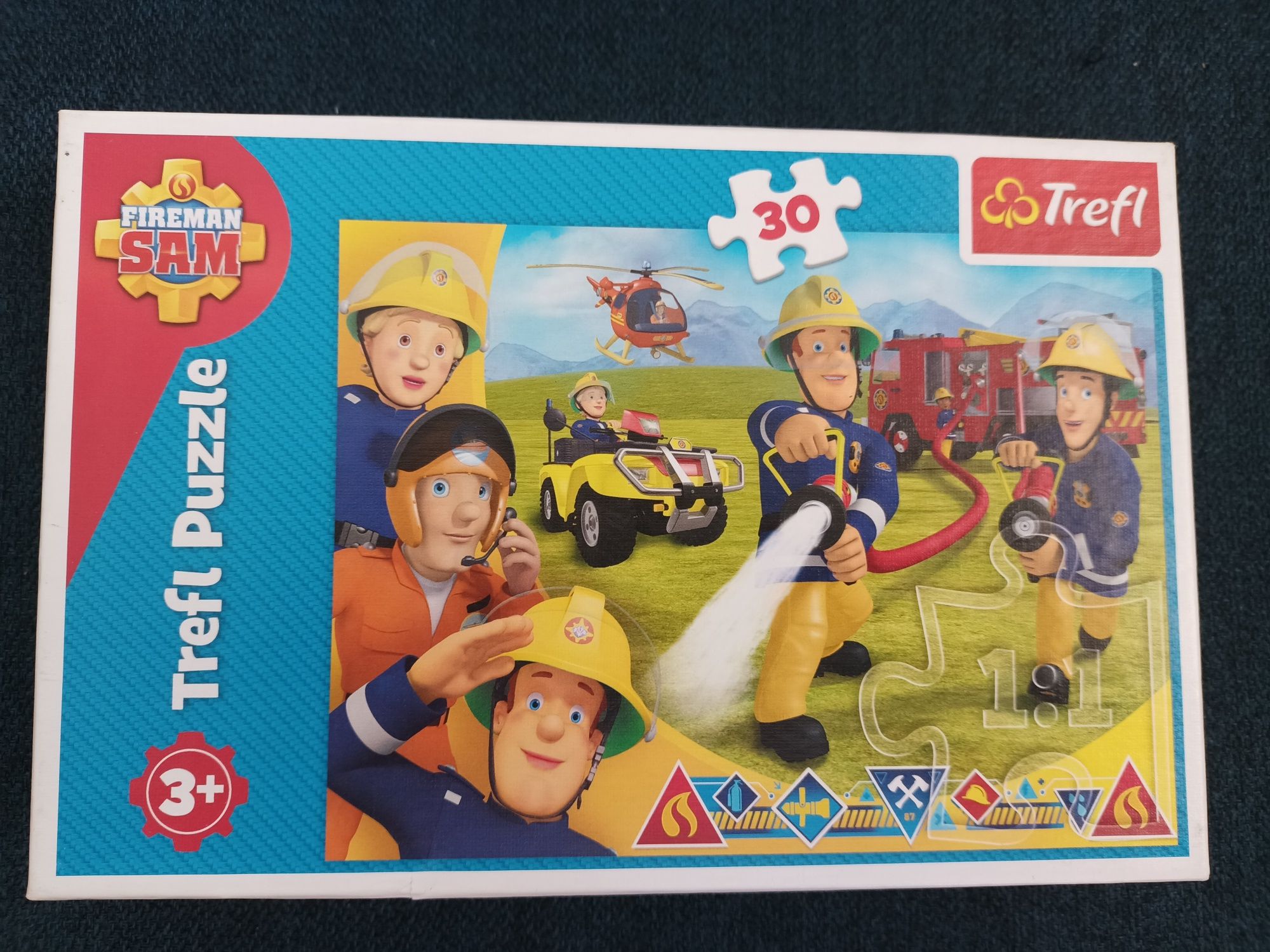 Puzzle Trefl Strażak Sam 30 elementów- dzieci 3+