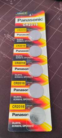 Baterie 5 sztuk Panasonic CR2016