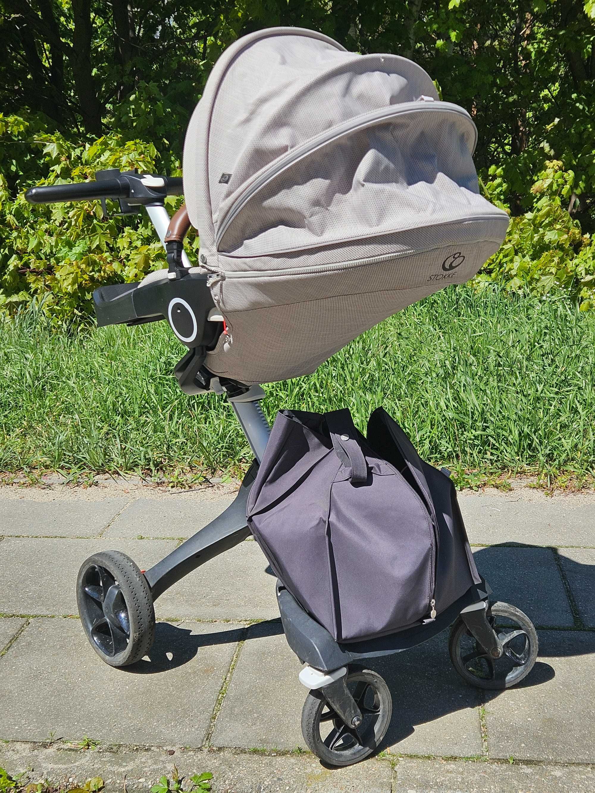 Wózek dziecięcy Stokke Xplory V6 gondola + spacerówka