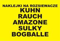 Naklejki rozsiewacz Amazone Rauch Kuhn Sulky