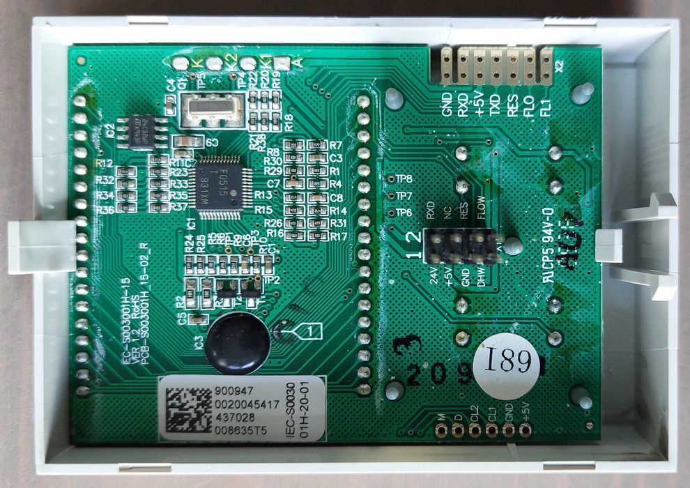 Wyświetlacz / panel sterowania do kotła VSC ecoCompact firmy Vaillant