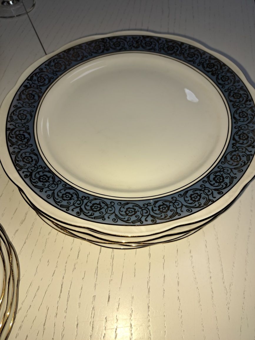 Zestaw talerzy dla 6 osób Porcelana Wawel