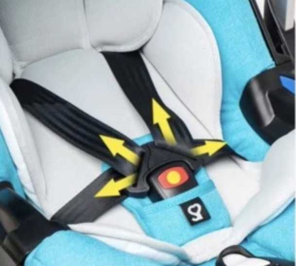 Lekki Wózek 3w1 FLEXI Wielofunkcyjny Nosidełko Bambus