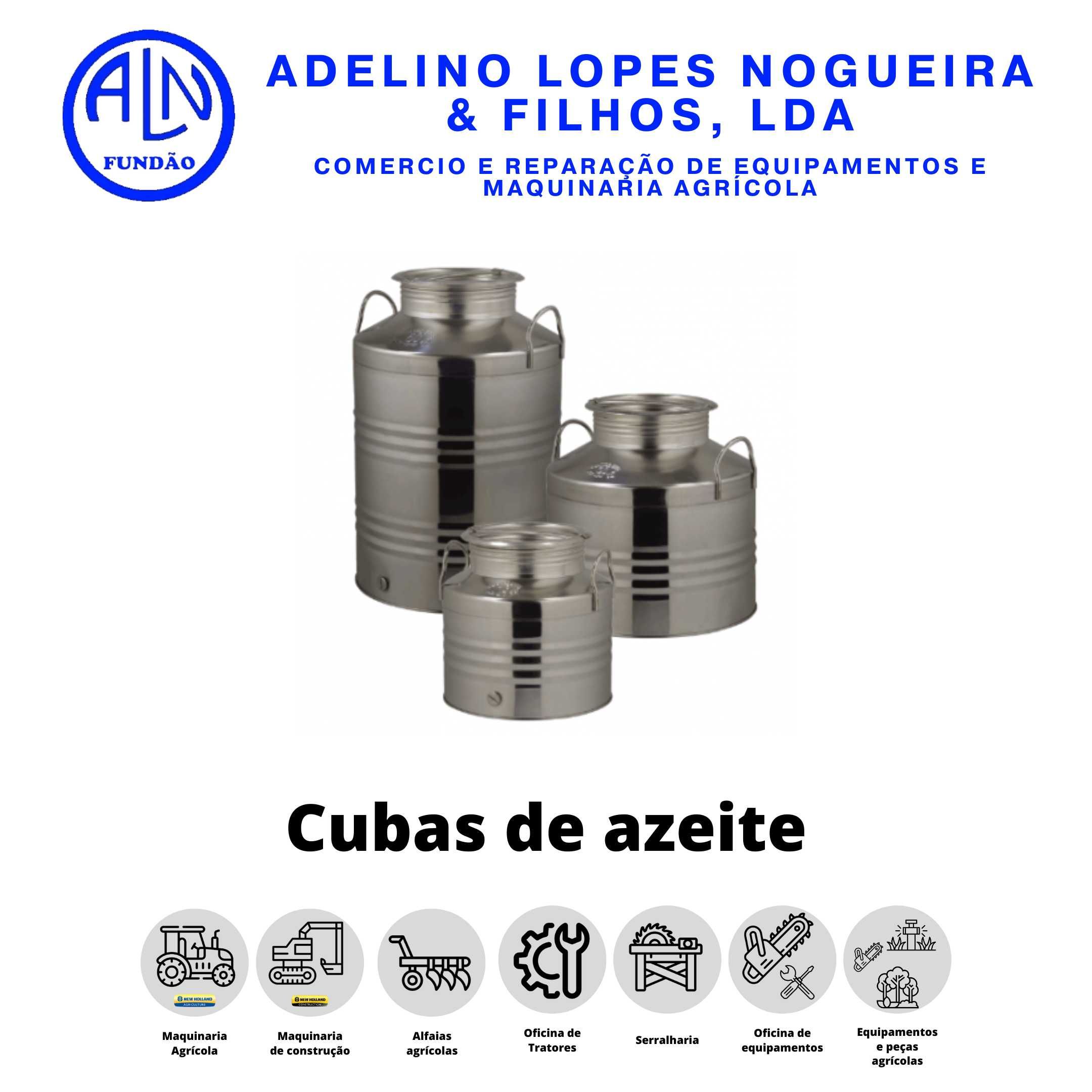 Cubas de Inox para azeite