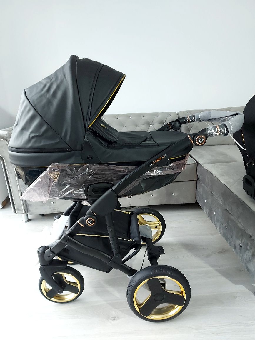 Wozek 2w1 3w1 junama diamond fluo line Nowy wysyłka ekoskóra