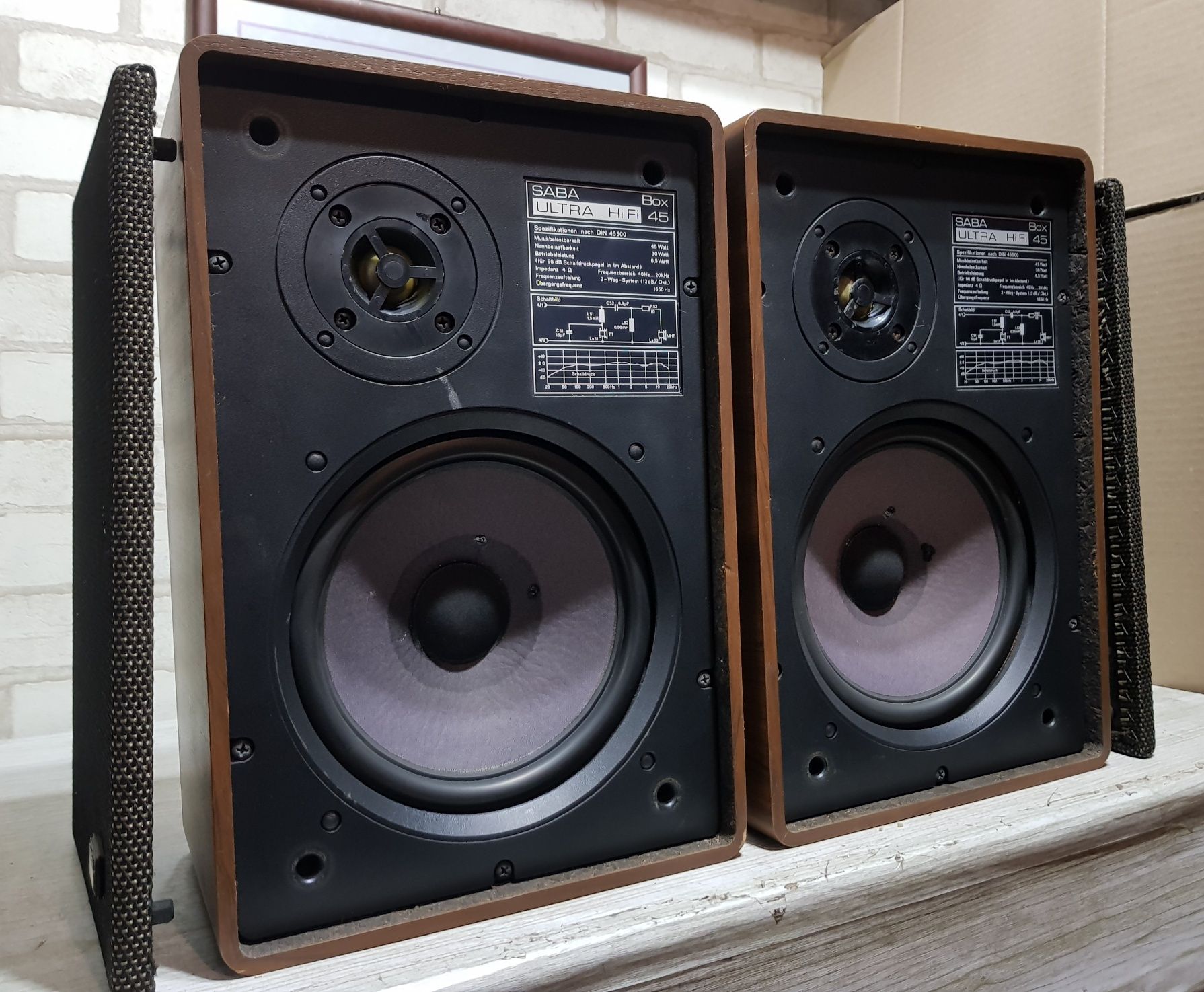 Акустика SABA Ultra Hi-Fi Box 45, потужність 45 Вт, б/у з Німеччини