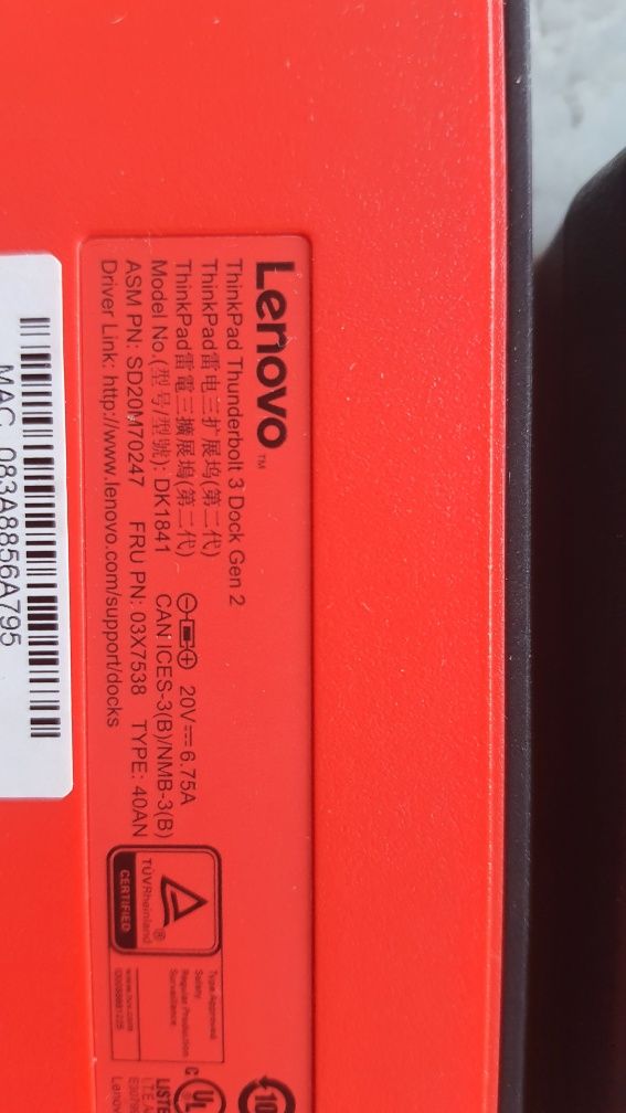 Stacja dokująca Lenovo 40AN0135EU