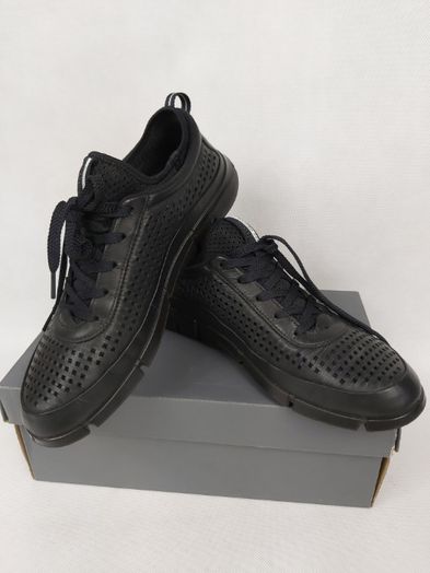 Półbuty czarne skórzane ECCO sneakersy 40 ECCO intrinsic 1