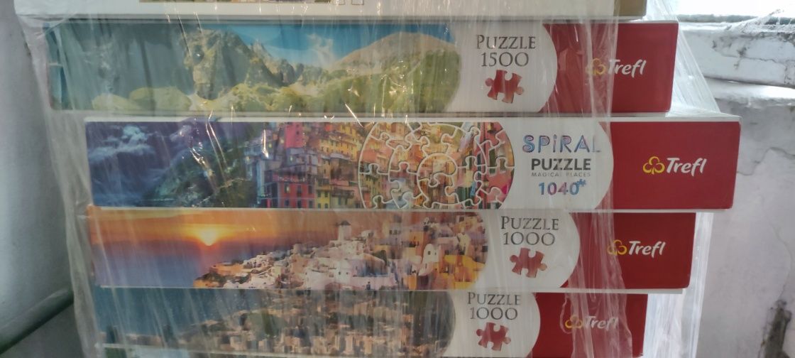 Puzzle różne głównie 1000 elementów