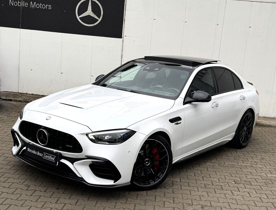 Mercedes-Benz Klasa C Dealer MB SalonPL 1WŁ SerwisASO Bezwypadkowy Gwarancja FV23 63AMG Full