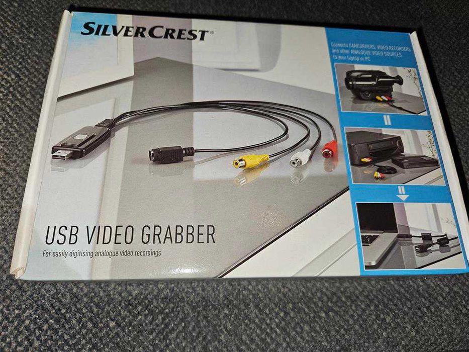 Usb Video Grabber, konwerter analogowo-cyfrowy grabber VHS - TANIO