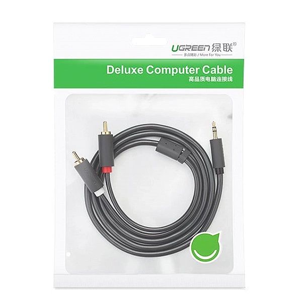 Ugreen kabel przewód audio 3,5 mm mini jack (żeński) - 2RCA (męski) 25