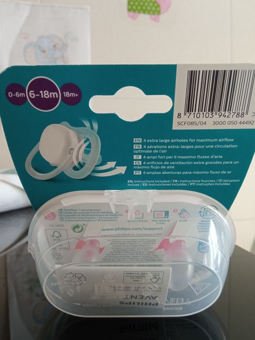 Chupetas Philips Avent ultra air 6-18