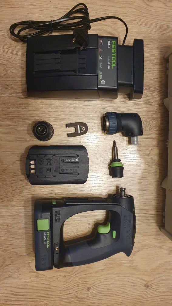 FESTOOL Akumulatorowa wiertarko-wkrętarka CXS 18 C 3,0-Set