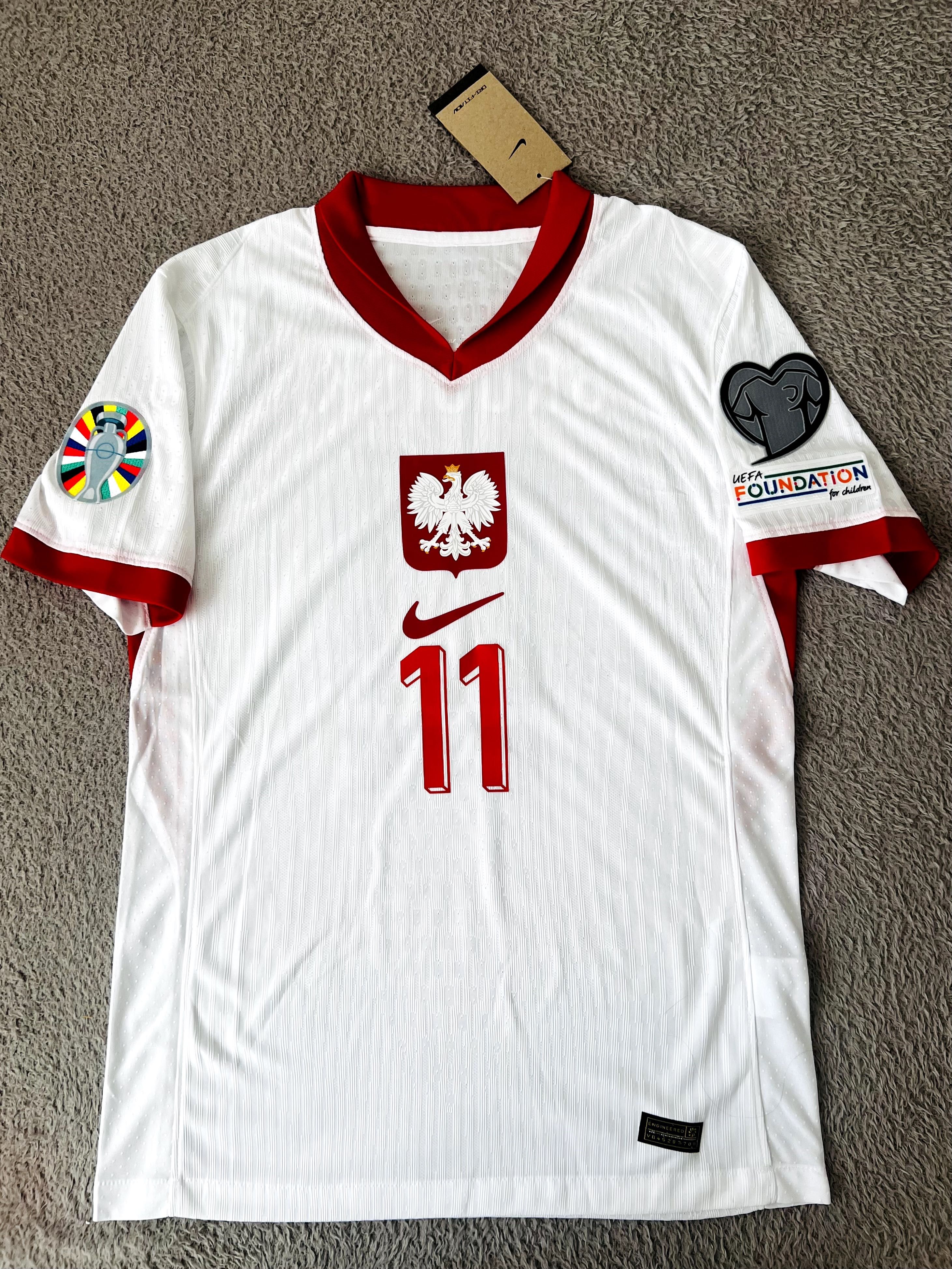 HIT! Koszulka meczowa Grosicki Polska z autografem!