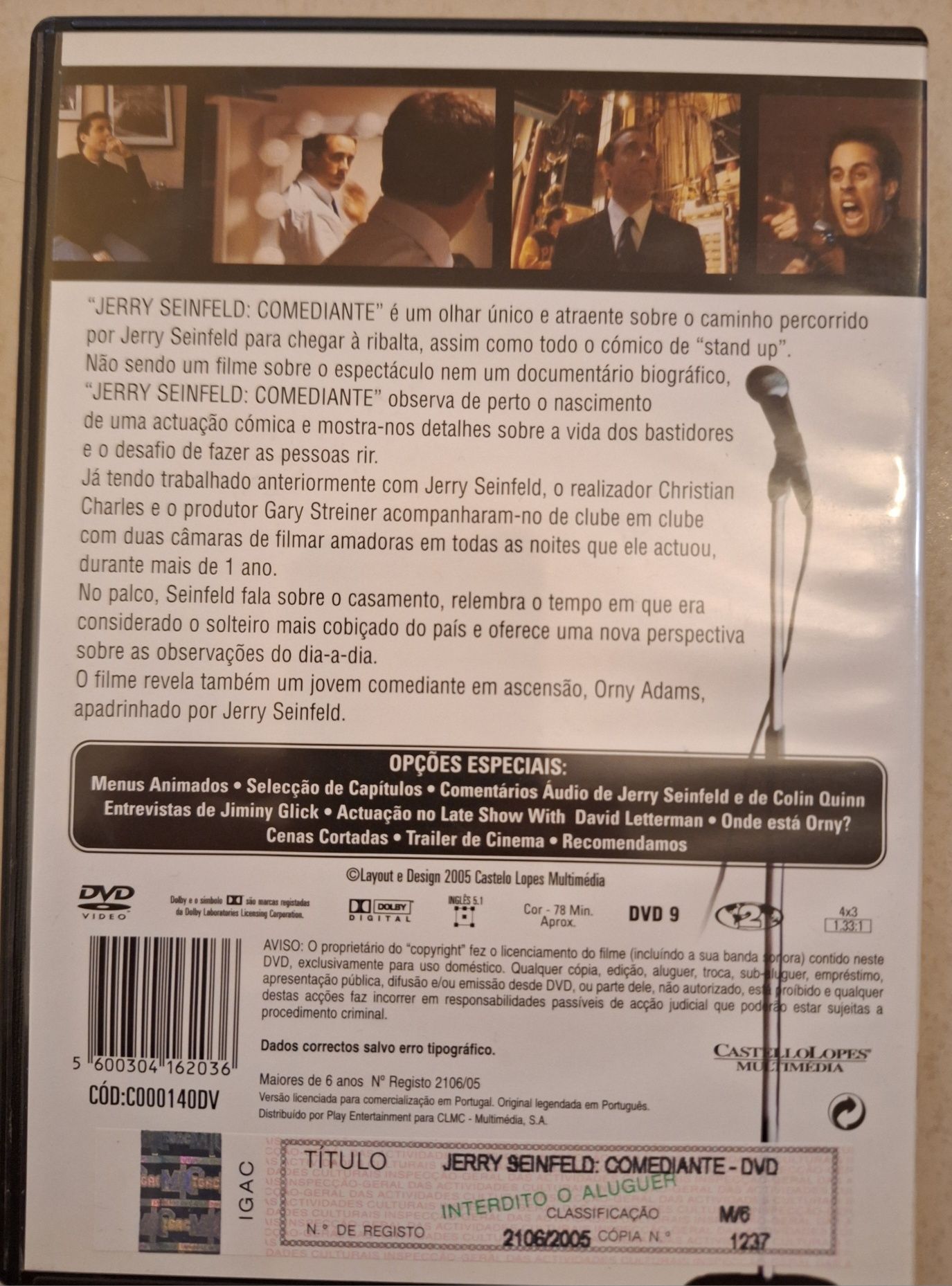 DVD Jerry Seinfeld