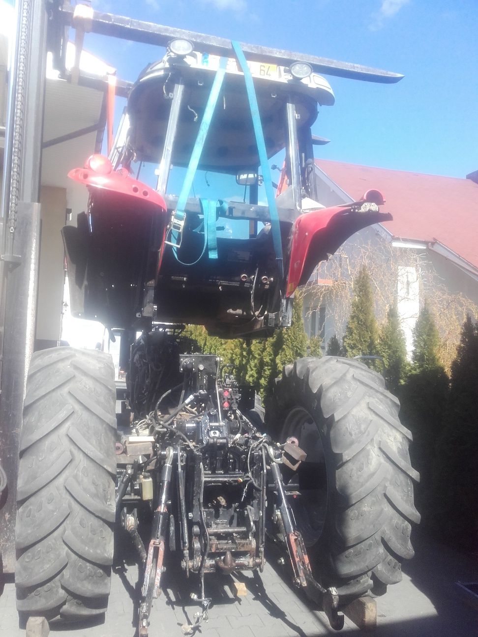 Naprawa ciągników Massey ferguson Renault Claas hydroakumulator CZĘŚCI