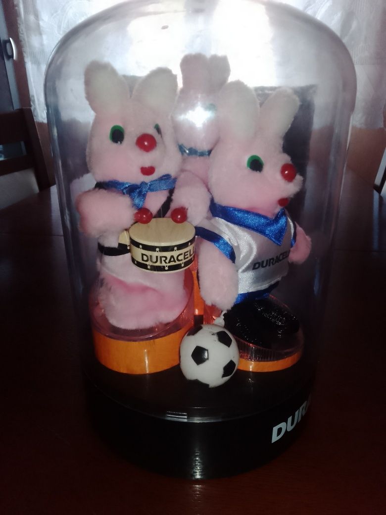 3 maskotki króliczki podświetlane Duracell