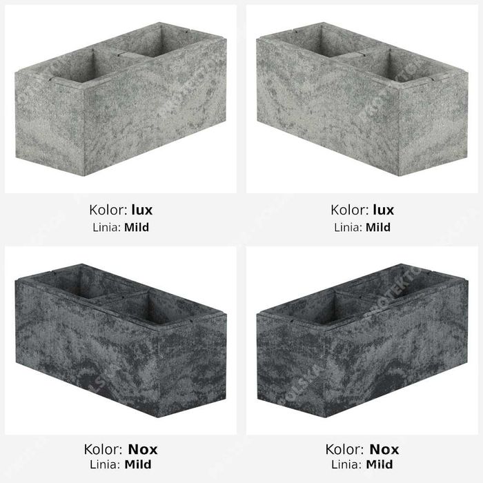 pustak ogrodzeniowy bloczek brama przęsło słupek palisada podmurówka