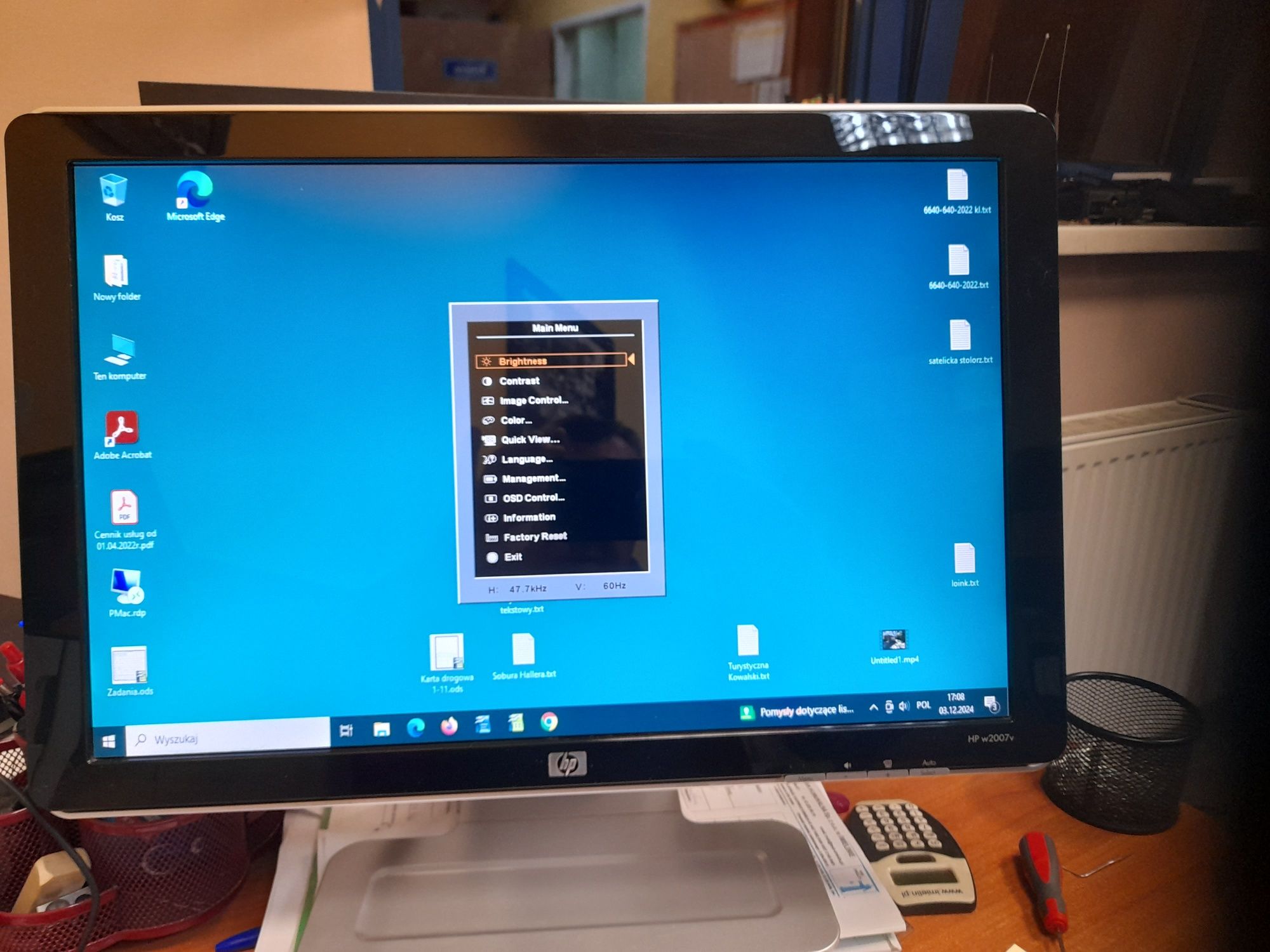 Monitor HTC LCD 20 cali