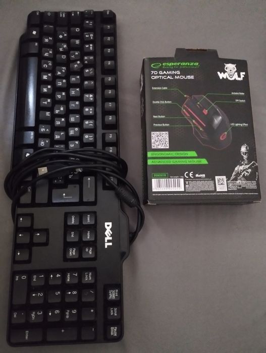 klawiatura i mysz do gier max 2400 dpi