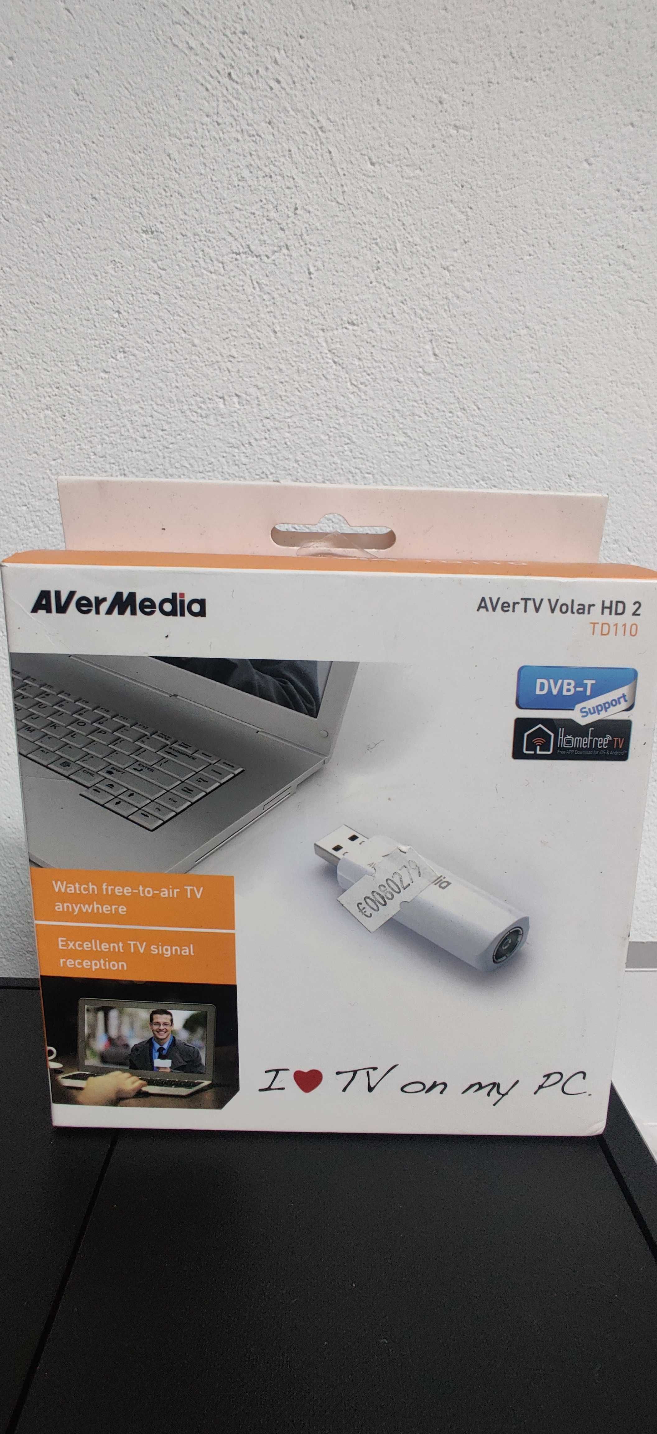 Placa TV Digital USB AVERMEDIA TD110 Avertv Volar HD 2