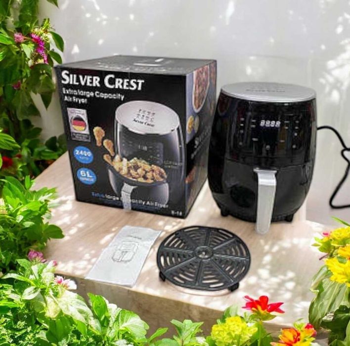 Аерогриль електричний фритюрниця для кухні 2400 вт готує без масла