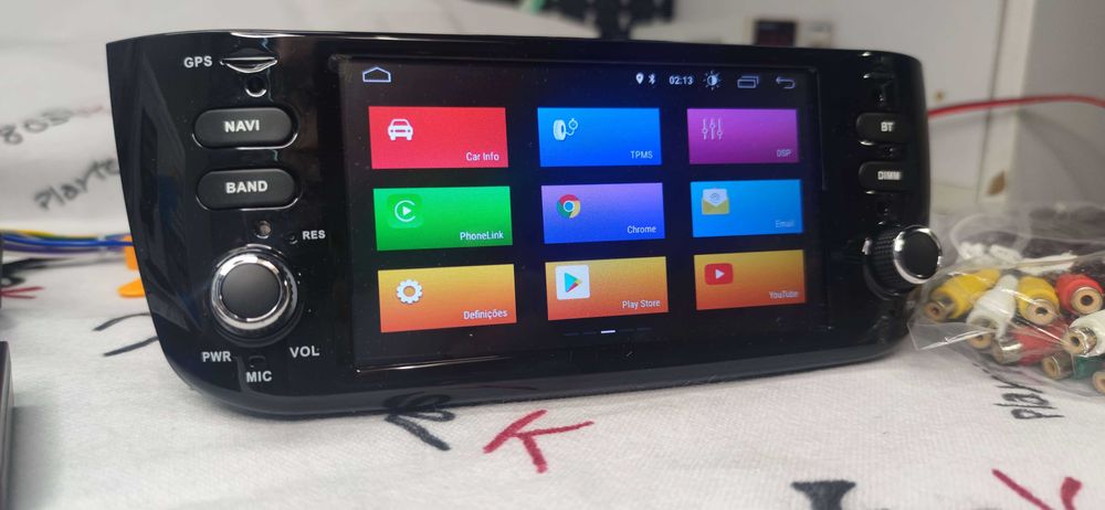 Radio 2 DIN Android Fiat Punto EVO Grande Punto – GPS WIFI CarPlay