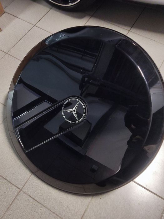 Кришка запасного колеса Mercedes G-Class W463. Кожух + хром-обід.