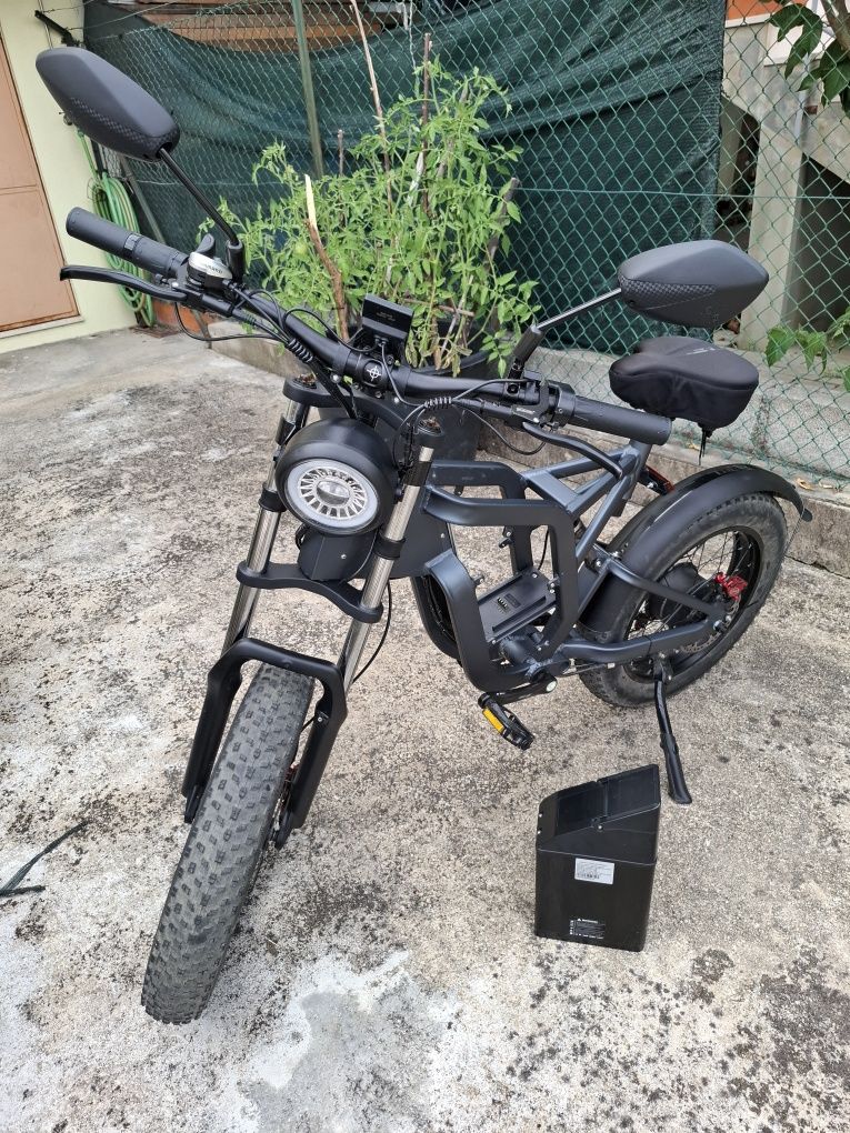 Bicicleta elétrica 1000W 25 Ah GUNAI MX25