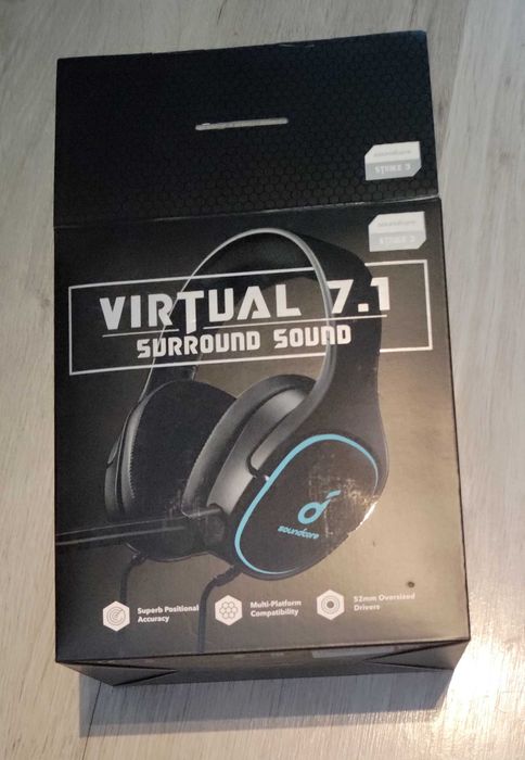 Słuchawki gamingowe nauszne zamknięte Soundcore Strike 3