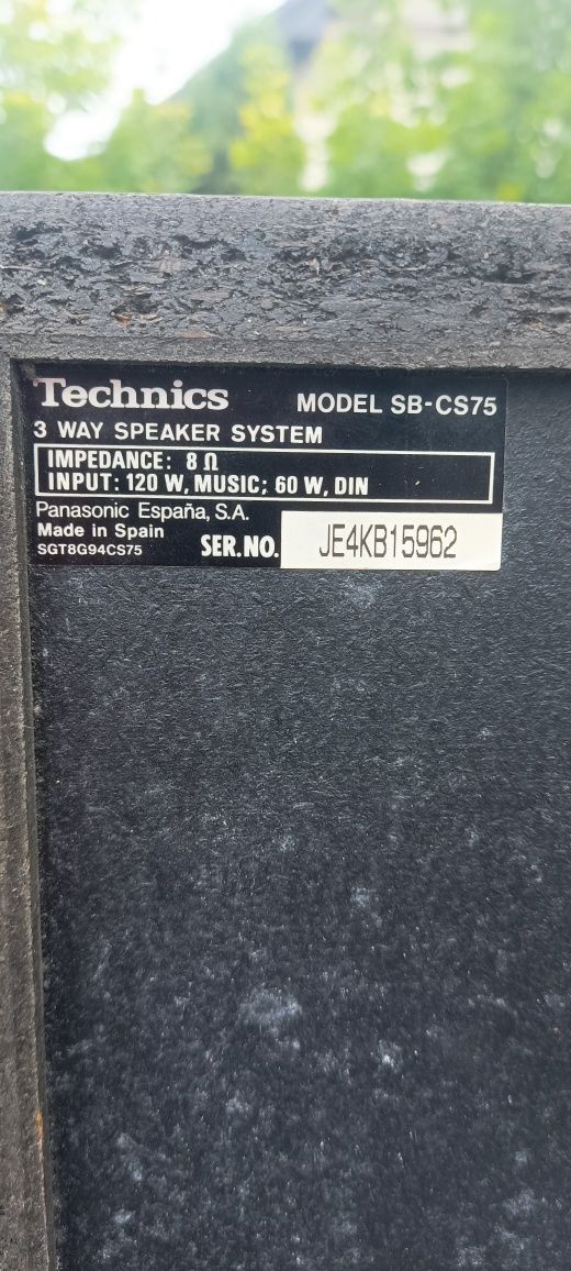 Kolumny Technics  SB-CS75