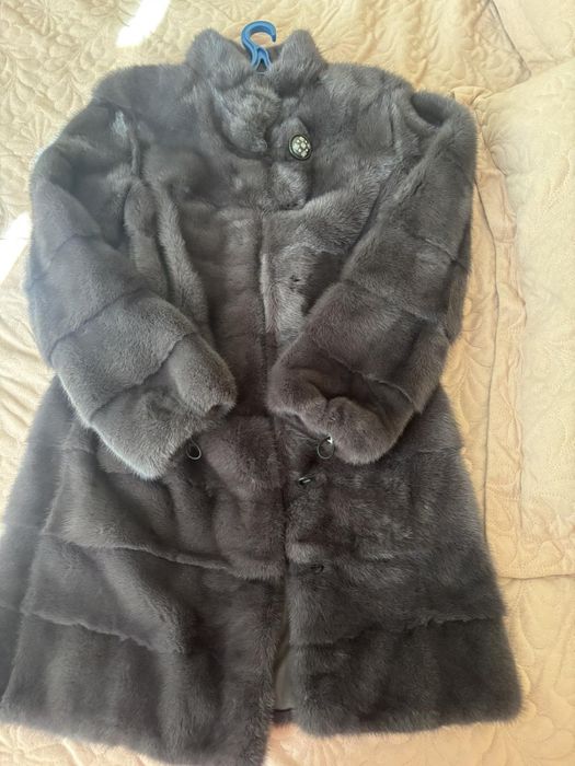 Норкова шуба ,шуба авто-леді,шубка трансформер ,шубка графіт авто-леді